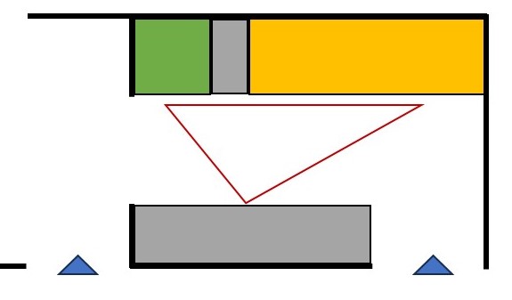 洗面室の収納・洗濯機・物干し作業台をつなぐワークトライアングル