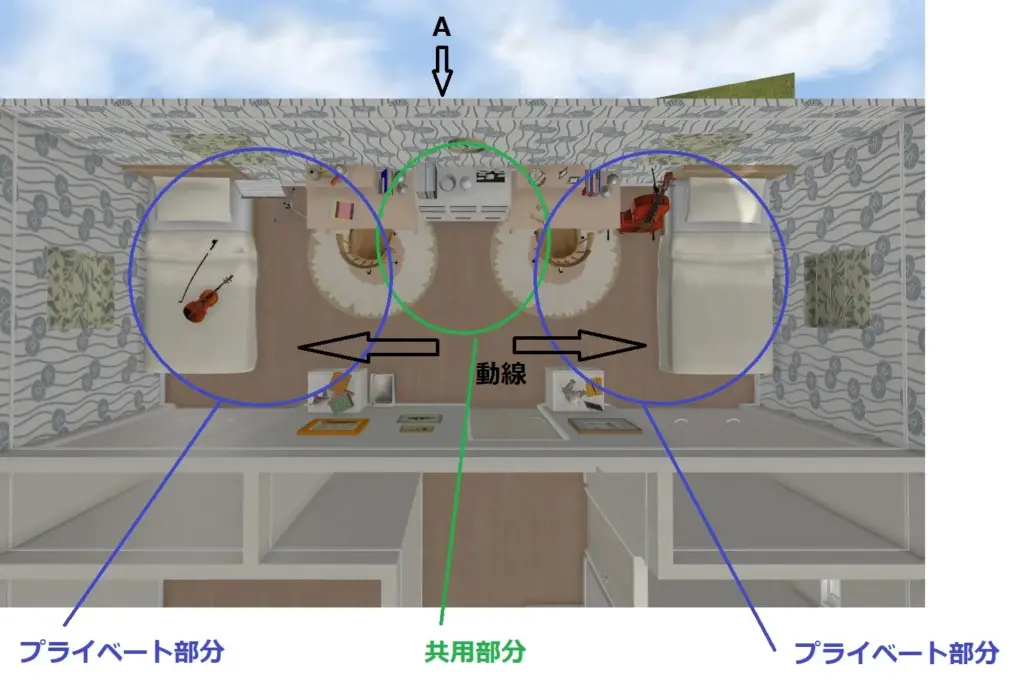 子ども部屋でケンカにならないレイアウトとおしゃれインテリア