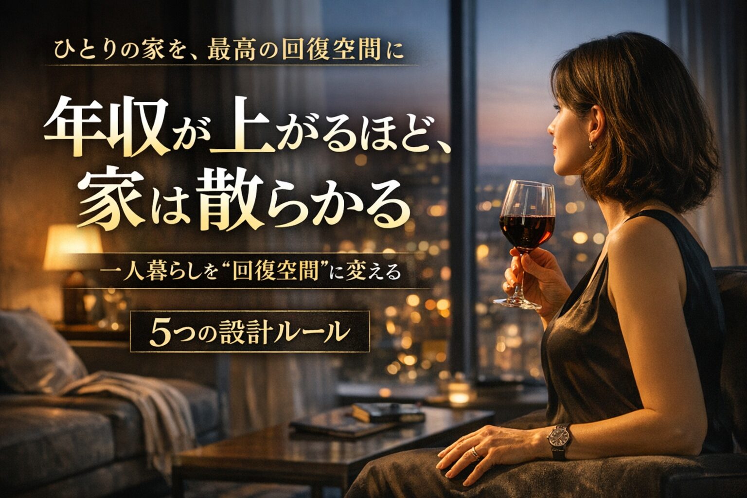 年収が上がるほど、家は散らかる――一人暮らしの部屋を“回復空間”に変える5つの設計ルール