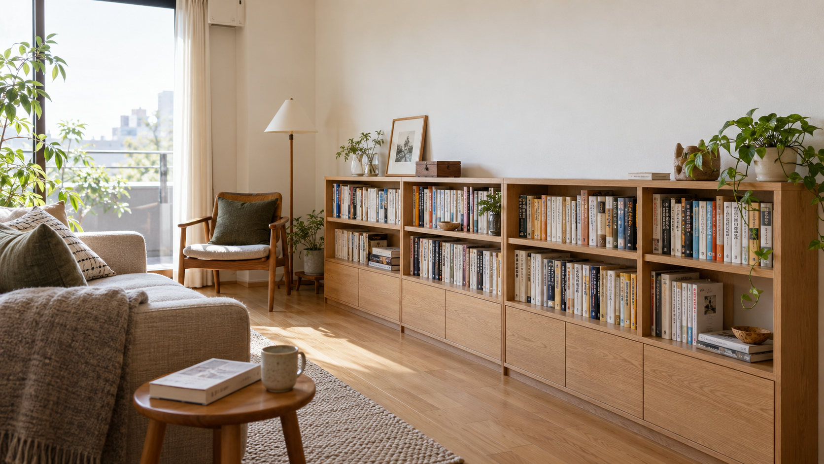本棚で部屋が狭くなる?一級建築士が教える、本を減らす前に見直したい収納の工夫